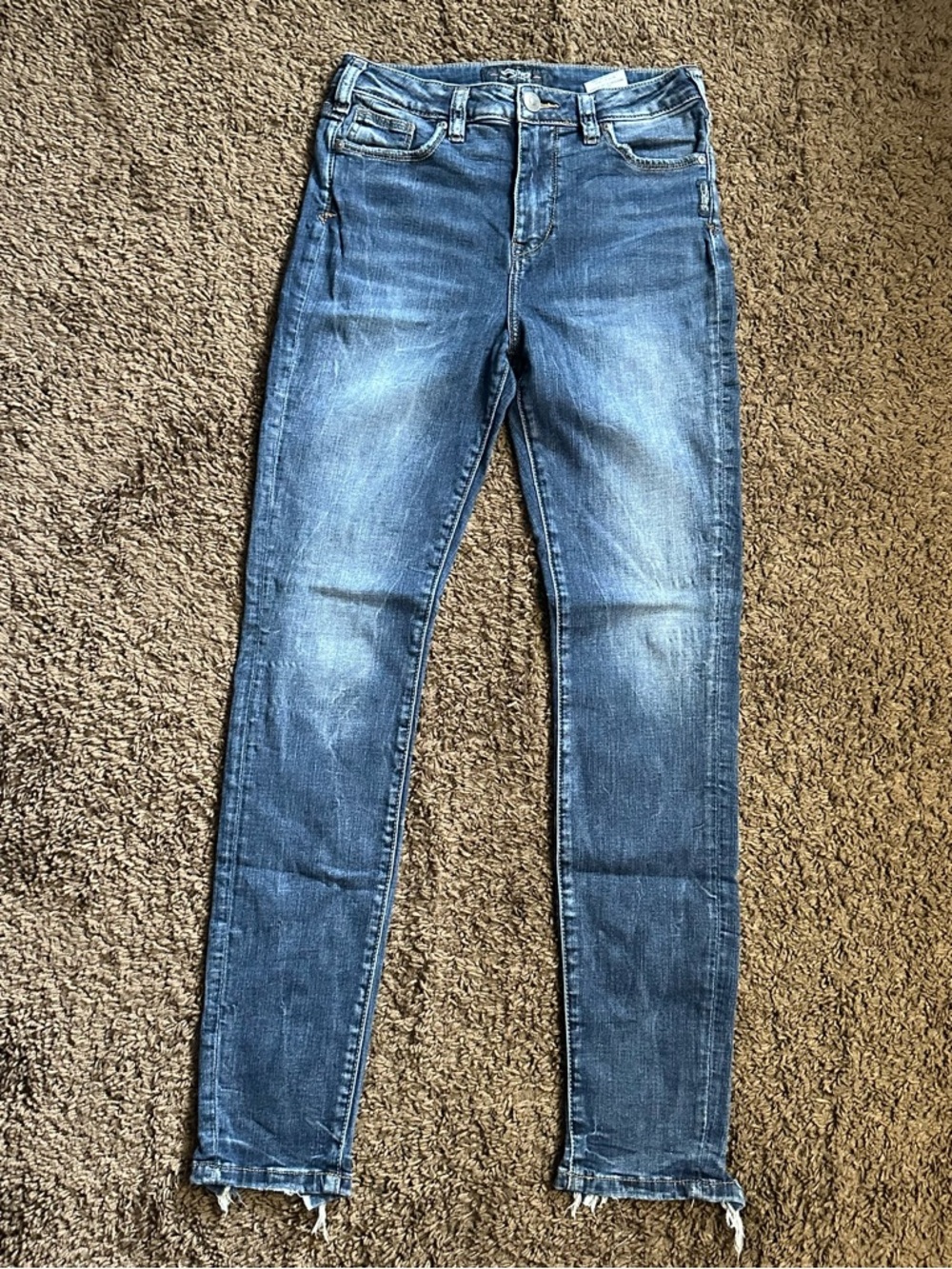 Silver Jeans Women's Faded Blue Skinny Jeans